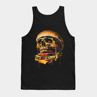 Skull Burger Tank Top